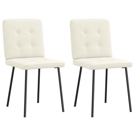 Sillas de comedor 2 unidades terciopelo crema von , Essstühle - Ref: Foro24-4101066, Preis: 103,62 €, Rabatt: %
