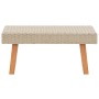 4-teiliges Gartenmöbel-Set und beige synthetische Rattankissen von vidaXL, Gartensets - Ref: Foro24-3059328, Preis: 469,15 €,...
