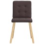 Sillas de comedor 2 unidades tela marrón oscuro von , Essstühle - Ref: Foro24-4101072, Preis: 79,09 €, Rabatt: %