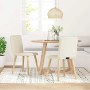 Sillas de comedor 2 unidades lino de , Sillas de comedor - Ref: Foro24-4101231, Precio: 110,35 €, Descuento: %
