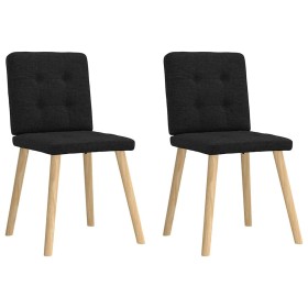 Sillas de comedor 2 unidades tela negro von , Essstühle - Ref: Foro24-4101070, Preis: 79,09 €, Rabatt: %