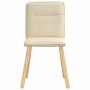 Sillas de comedor 2 unidades tela color crema von , Essstühle - Ref: Foro24-4101227, Preis: 105,58 €, Rabatt: %