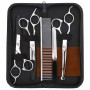 Set de tijeras de peluquería canina 6 piezas acero inoxidable von , Haarschneidemaschinen für Haustiere - Ref: Foro24-4101329...