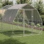 Gallinero con techo 2,5x4x2,25 m acero galvanizado von , Käfige und Lebensräume für Kleintiere - Ref: Foro24-3328526, Preis: ...