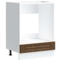 Mueble de horno Kalmar marrón roble madera reconstituida by , Kitchen cabinets - Ref: Foro24-853524, Price: 63,09 €, Discount: %