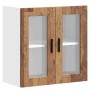 Armario de pared para cocina puerta cristal Porto madera vieja de , Armarios de cocina - Ref: Foro24-854155, Precio: 72,16 €,...