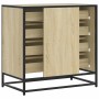Cajonera de madera contrachapada color roble sonoma 70x41x70 cm de , Cajoneras - Ref: Foro24-849080, Precio: 123,14 €, Descue...