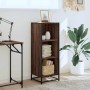 Estantería madera ingeniería roble marrón 40x35x107,5 cm by , Bookcases and shelves - Ref: Foro24-849113, Price: 73,34 €, Dis...