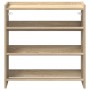 Mueble zapatero madera contrachapada roble sonoma 60x25x62 cm de , Zapateros y organizadores de calzado - Ref: Foro24-859889,...