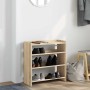 Mueble zapatero madera contrachapada roble sonoma 60x25x62 cm de , Zapateros y organizadores de calzado - Ref: Foro24-859889,...