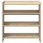 Mueble zapatero madera contrachapada roble sonoma 60x25x62 cm de , Zapateros y organizadores de calzado - Ref: Foro24-859889,...