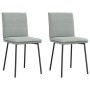 Sillas de comedor 2 unidades terciopelo gris claro von , Essstühle - Ref: Foro24-4101244, Preis: 94,21 €, Rabatt: %