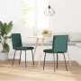 Sillas de comedor 2 unidades terciopelo verde oscuro von , Essstühle - Ref: Foro24-4101246, Preis: 94,25 €, Rabatt: %