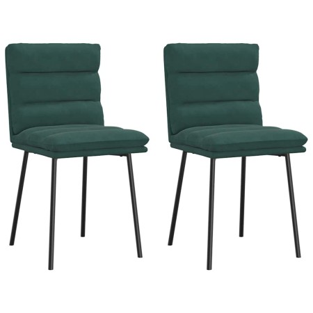 Sillas de comedor 2 unidades terciopelo verde oscuro von , Essstühle - Ref: Foro24-4101284, Preis: 95,92 €, Rabatt: %