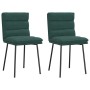 Sillas de comedor 2 unidades terciopelo verde oscuro von , Essstühle - Ref: Foro24-4101284, Preis: 95,92 €, Rabatt: %