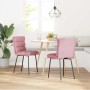 Sillas de comedor 2 unidades terciopelo rosa von , Essstühle - Ref: Foro24-4101286, Preis: 96,00 €, Rabatt: %
