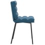 Sillas de comedor 2 unidades terciopelo azul de , Sillas de comedor - Ref: Foro24-4101292, Precio: 101,79 €, Descuento: %
