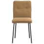 Sillas de comedor 2 unidades terciopelo marrón by , dining chairs - Ref: Foro24-4101317, Price: 88,87 €, Discount: %