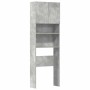 Armario de lavadora madera ingeniería gris hormigón 64x24x190cm von , Zubehör für Waschmaschinen und Trockner - Ref: Foro24-8...