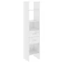 Glossy white plywood shelf 40x35x180 cm by vidaXL, Bookcases and shelves - Ref: Foro24-803422, Price: 79,73 €, Discount: %