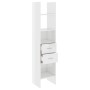Regal aus glänzend weißem Sperrholz, 40 x 35 x 180 cm von vidaXL, Bücherregale und Regale - Ref: Foro24-803422, Preis: 80,77 ...