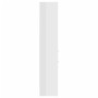 Estantería madera contrachapada blanco brillante 40x35x180 cm