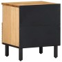 Mesilla de noche marrón 40x33x46 cm madera maciza mango von , Nachttische - Ref: Foro24-4017726, Preis: 63,07 €, Rabatt: %