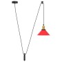 Lámpara colgante regulable en altura E27 rojo brillante Ø 22cm von , Lampen - Ref: Foro24-4103449, Preis: 29,60 €, Rabatt: %