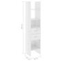 Regal aus glänzend weißem Sperrholz, 40 x 35 x 180 cm von vidaXL, Bücherregale und Regale - Ref: Foro24-803422, Preis: 80,77 ...