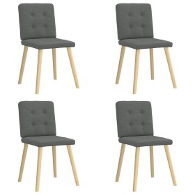 Sillas de comedor giratorias 4 unidades tela gris oscuro von , Essstühle - Ref: Foro24-3315169, Preis: 195,49 €, Rabatt: %