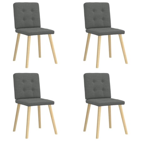Sillas de comedor giratorias 4 unidades tela gris oscuro von , Essstühle - Ref: Foro24-3315169, Preis: 195,49 €, Rabatt: %