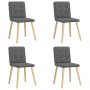 Sillas de comedor giratorias 4 unidades tela gris oscuro von , Essstühle - Ref: Foro24-3315169, Preis: 195,49 €, Rabatt: %
