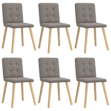 Sillas de comedor 6 unidades de tela gris taupe von , Essstühle - Ref: Foro24-3315444, Preis: 292,05 €, Rabatt: %