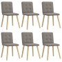 Sillas de comedor 6 unidades de tela gris taupe von , Essstühle - Ref: Foro24-3315444, Preis: 292,05 €, Rabatt: %
