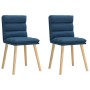 Sillas de comedor 2 unidades tela azul von , Essstühle - Ref: Foro24-4101301, Preis: 112,68 €, Rabatt: %