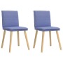 Sillas de comedor 2 uds tela azul jeans von , Essstühle - Ref: Foro24-4101265, Preis: 110,42 €, Rabatt: %