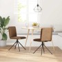 Silla de comedor cuero sintético marrón by , dining chairs - Ref: Foro24-4101278, Price: 116,05 €, Discount: %