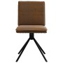Silla de comedor cuero sintético marrón by , dining chairs - Ref: Foro24-4101278, Price: 116,05 €, Discount: %