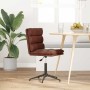 Silla de comedor cuero sintético marrón brillante de , Sillas de comedor - Ref: Foro24-4101308, Precio: 67,18 €