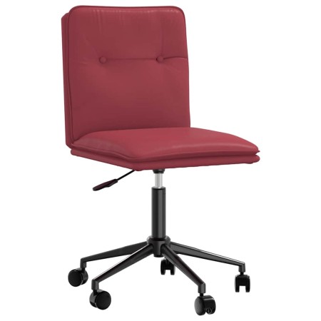 Silla de comedor de cuero sintético rojo tinto von , Essstühle - Ref: Foro24-4101322, Preis: 63,60 €, Rabatt: %