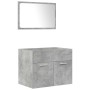 Set muebles de baño 5 piezas madera ingeniería gris hormigón von , Badezimmermöbel - Ref: Foro24-3324905, Preis: 311,73 €, Ra...