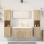 Juego de muebles de baño 5 pzas madera ingeniería roble Sonoma von , Badezimmermöbel - Ref: Foro24-3325031, Preis: 405,05 €, ...