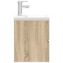 Set de muebles de baño 2 pzas madera contrachapada roble Sonoma von , Badezimmermöbel - Ref: Foro24-3325038, Preis: 167,03 €,...