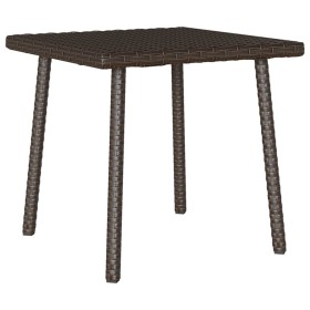 Mesa centro jardín rectangular marrón 40x40x37 cm de , Mesas de jardín - Ref: Foro24-4104046, Precio: 29,66 €, Descuento: %