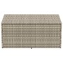 Caja almacenaje jardín ratán sintético gris claro 110x50x58 cm by , Outdoor storage boxes - Ref: Foro24-4104073, Price: 117,7...