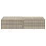 Caja almacenaje jardín ratán sintético gris claro 220x50x58 cm von , Aufbewahrungsboxen für den Außenbereich - Ref: Foro24-41...