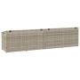 Caja almacenaje jardín ratán sintético gris claro 220x50x58 cm von , Aufbewahrungsboxen für den Außenbereich - Ref: Foro24-41...