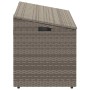Caja de almacenaje de jardín ratán sintético gris 110x50x58 cm von , Aufbewahrungsboxen für den Außenbereich - Ref: Foro24-41...