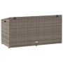Caja de almacenaje de jardín ratán sintético gris 110x50x58 cm von , Aufbewahrungsboxen für den Außenbereich - Ref: Foro24-41...