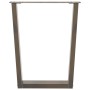 Patas para mesa de comedor en forma de V 2 uds acero natural by , Table legs - Ref: Foro24-4012643, Price: 84,80 €, Discount: %